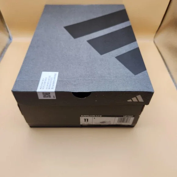 Adidas Shoes Womens Size 11‎ White Black Runfalcon 3.0 Cloudfoam Running HP7557 - Picture 9 of 10